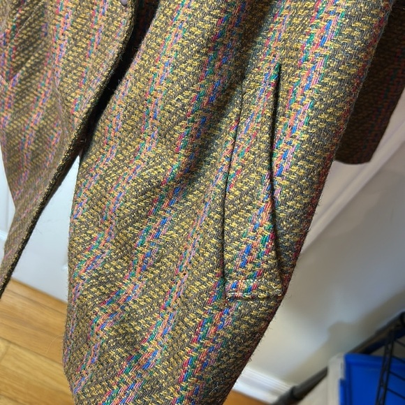 London fog multicoloured Women's Brown Wool Blazer Jacket size 12 M - Picture 6 of 7